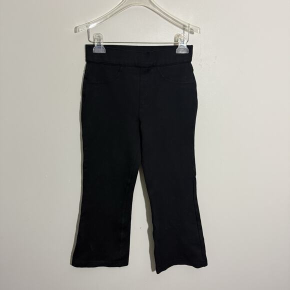 SPANX The Perfect Pant Kick Flare Cropped Slimming Ponte Pants Black Size S - Picture 6 of 6